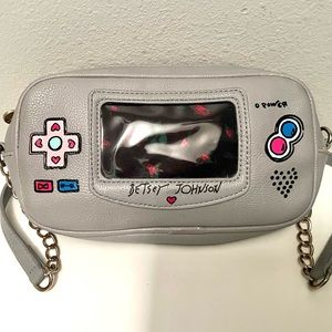Betsey Johnson RARE Kitsch Game Girl Crossbody